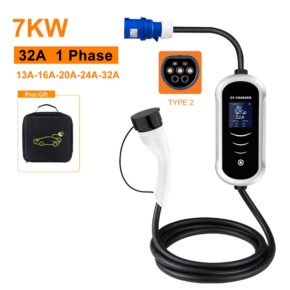 IPENGEN Typ 2 Przenośna ładowa – Type 2 Portable Ev Charger 11Kw Cee recenzja i cena