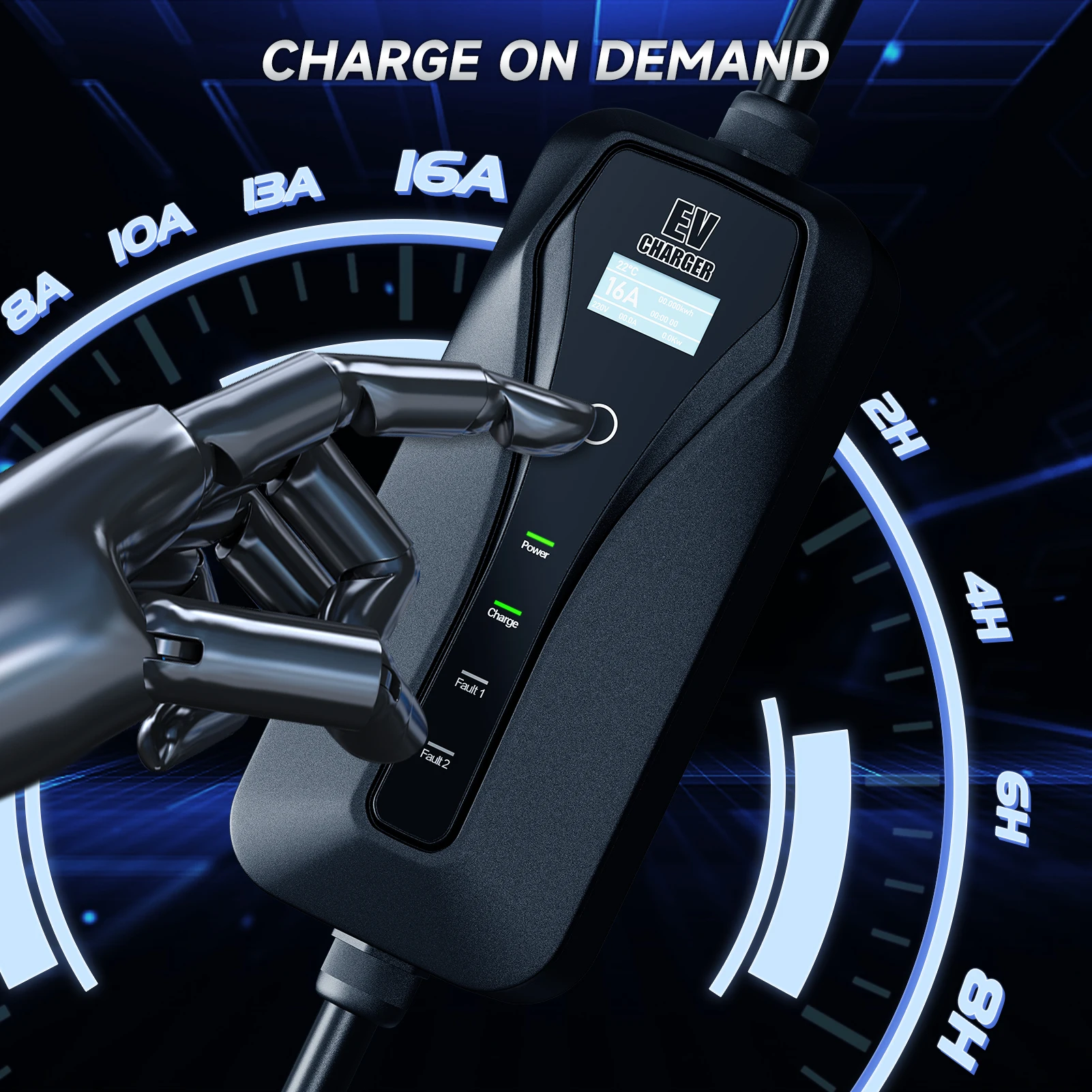 Ładowarka samochodowa 11KW 16A – Type 2 Portable Ev Charger 11Kw Cee recenzja i cena